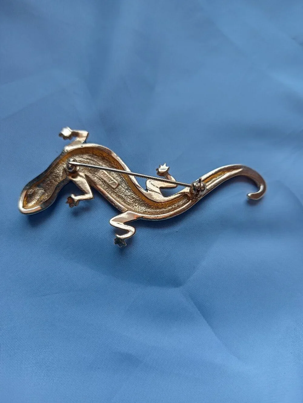 Avon Black Salamander Brooch